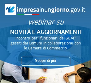 Incontri per operatori e funzionari SUAP - 22 e 23 settembre 2021