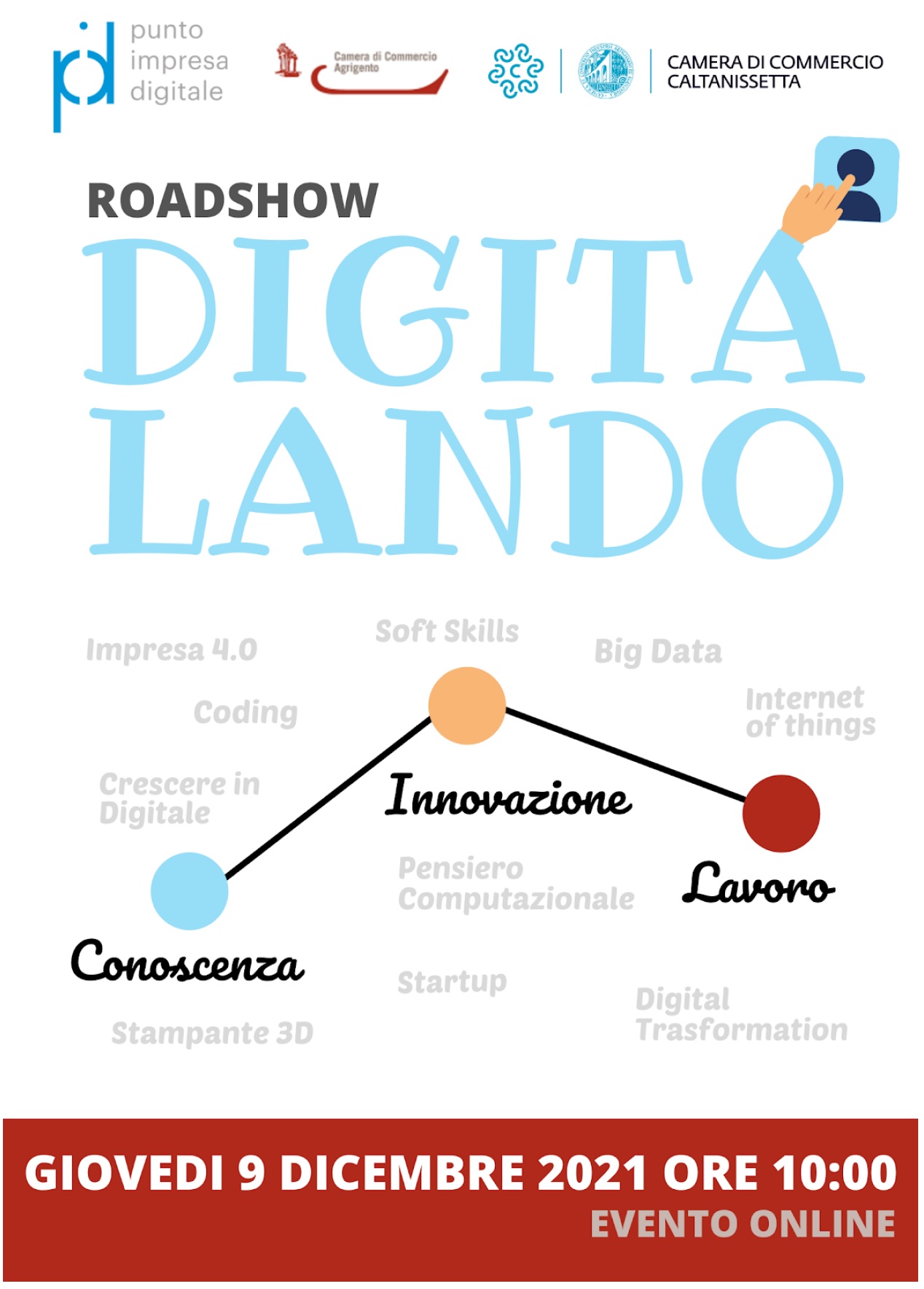 Evento online: roadshow “Digitalando” 9 Dicembre 2021